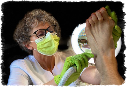 Medizinische Fachfusspflege von La Bellaposa Behandlung von Problemfüssen La Bellaposa Schmitten